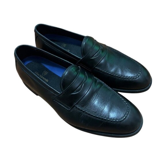 Allen Edmonds Road Warriors Loafers Dress Shoes 3032 Black Leather Men’s 10 E main image 8